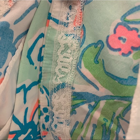 Lilly Pulitzer Zo Sandbar Blue Splish Splash dress - Picture 7 of 8